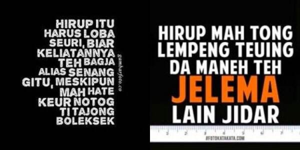 101 Kata-kata lucu bahasa Sunda dan artinya, ceriakan hari dengan tawa