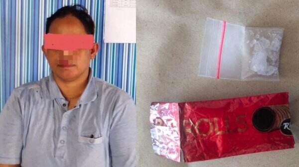Nekat, Wanita Tomboi Kotabaru Buang Paket Sabu saat Diadang Petugas