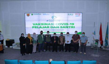 NU Care dan Indomaret Gelar Vaksinasi Pelajar dan Santri