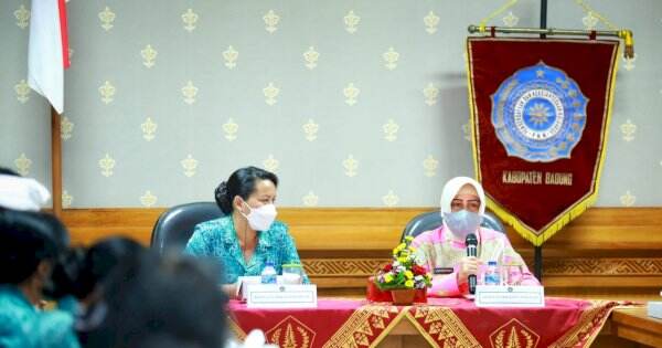 Fokus Penguatan Pemberdayaan Masyarakat, Indira Yusuf Ismail Sharing Bersama Ketua TP PKK Kab Badung