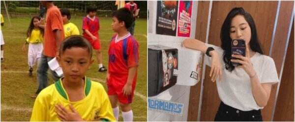 Gaya Nona Berlian pakai jersey Ronaldowati 13 tahun lalu, bikin salfok
