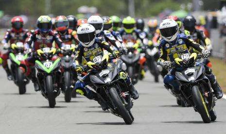 In Picture: Tim Balap Motor Papua Raih Emas Kategori Modifikasi Beregu