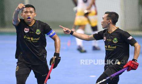 In Picture: Tim Hoki Indoor Jawa Barat Raih Emas PON XX Papua
