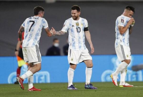 Hasil Argentina vs Uruguay di Kualifikasi Piala Dunia 2022 Zona Amerika Selatan: Lionel Messi Dkk Menang Telak