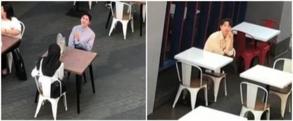 Aksi cewek terciduk makan di resto bareng `Kim Seon Ho` bikin geleng