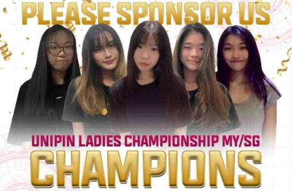 Juara UniPin Ladies Championship MY/SG, Please Sponsor Us Langsung Diincar EVOS?