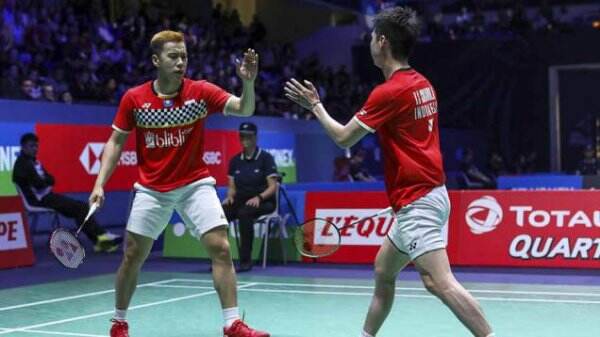 Hasil Piala Thomas 2020: Tangan Petir Kevin/Marcus Bawa Indonesia Imbang 1-1