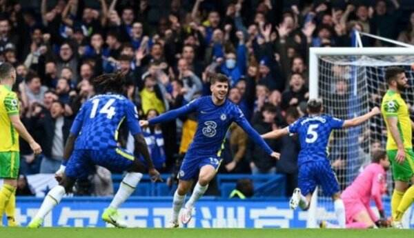Mason Mount Pimpin Pesta Gol Chelsea atas Norwich City