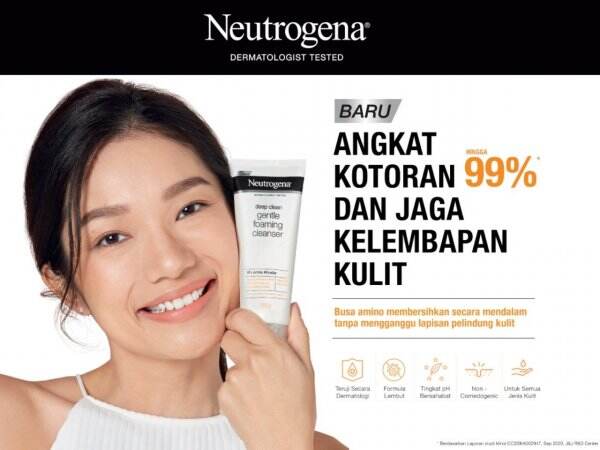 Hadir dengan Tampilan dan Formula Baru, Yuk, Kenalan dengan New NEUTROGENA® Deep Clean Foaming Cleansers!