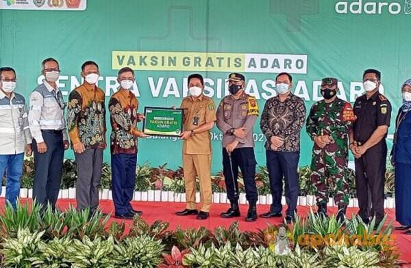 Adaro Sumbang 4.500 Dosis Sinopharm, Balangan Target PPKM Level I