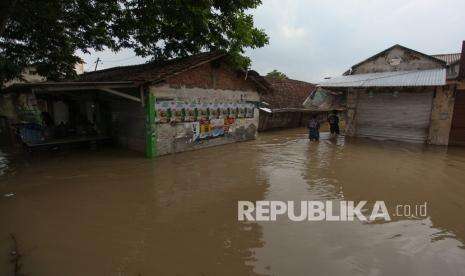 Banjir Luapan Kali Lamong, 15 Desa di Gresik Terendam