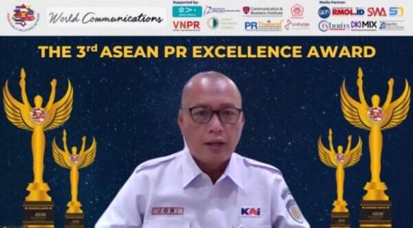 KAI Raih Predikat Diamond Dalam The 3rd ASEAN PR Excellence Awards