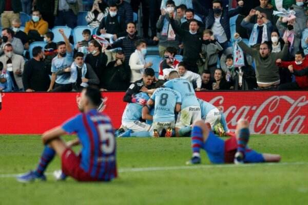 Hasil Liga Spanyol: Buang Keunggulan 3 Gol, Barcelona Ditahan Celta Vigo