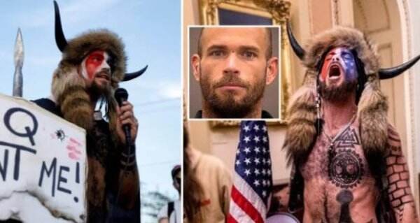 Perusuh US Capitol QAnon Shaman Divonis Penjara Tiga Setengah Tahun
