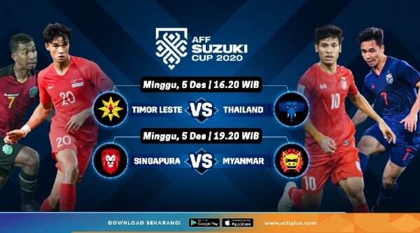 Ini Jadwal Live Streaming Piala AFF 2020 di RCTI+ Hari Ini: Ada Timnas Thailand
