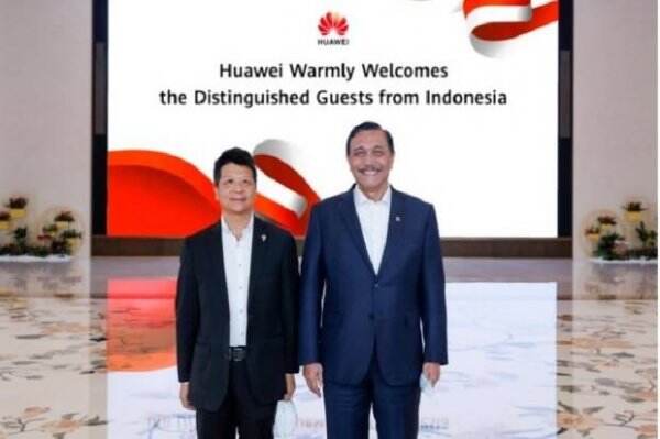 Sambangi Huawei, Luhut Buka Peluang Kerja Sama Transformasi Digital dan Energi Hijau