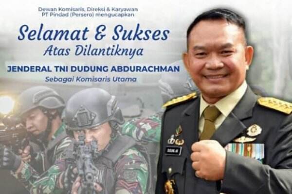 Erick Thohir Tunjuk Dudung Abdurachman Gantikan Andika di Posisi Komut Pindad
