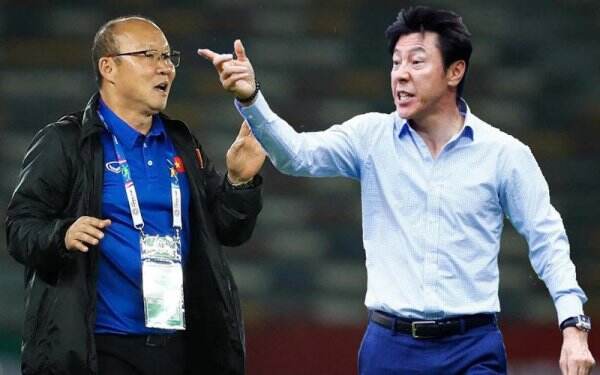 Cara Elegan Shin Tae-yong dan Park Hang-seo saat Timnya Dirugikan Wasit, Penuh Kewibawaan