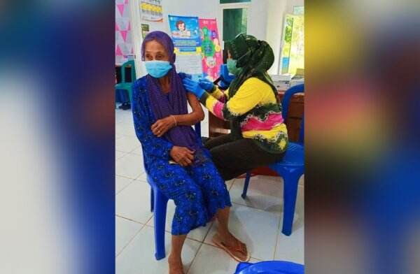 Istri Pejuang Berusia Satu Abad di Kotabaru Semangat Divaksin Covid-19