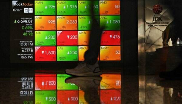 Jeda Siang, IHSG Tumbang dengan Koreksi 0,18%