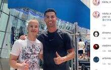 Cristiano Ronaldo Berpose dengan Bocah Nakal F1 Nikita Mazepin