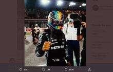 Lewis Hamilton Muncul Menyeruput Es Kopi di California