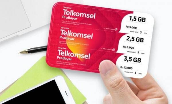 Telkomsel Jual Voucher Fisik Mulai Rp8 Ribuan, Berapa Kuotanya?
