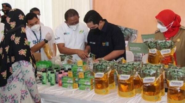 Jaga Stabilitas Harga Bahan Pokok Perusahaan Pelat Merah Getol Gelar Pasar Murah