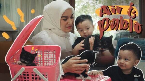 Dapat Anak Kucing, Intip Tingkah Lucu Putra Irish Bella dan Ammar Zoni