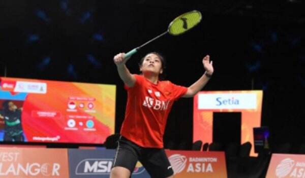 Hasil Kejuaraan Bulu Tangkis Beregu Asia: Gregoria Bawa Indonesia Ungguli Hong Kong 1-0