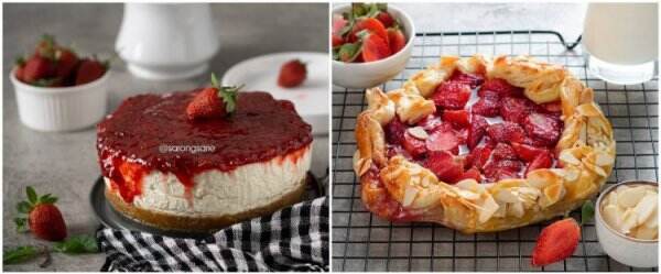15 Resep olahan strawberry jadi aneka kue, legit dan lembut