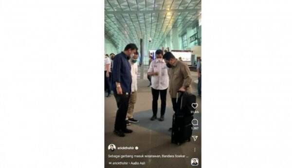 Erick Thohir Pertanyakan Pemilihan Kualitas Karpet Bandara Soeta