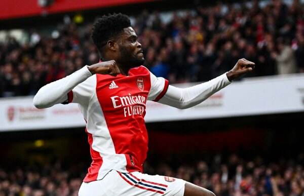 Arsenal vs Leicester City di Babak Pertama: Thomas Partey Bawa The Gunners Unggul 1-0