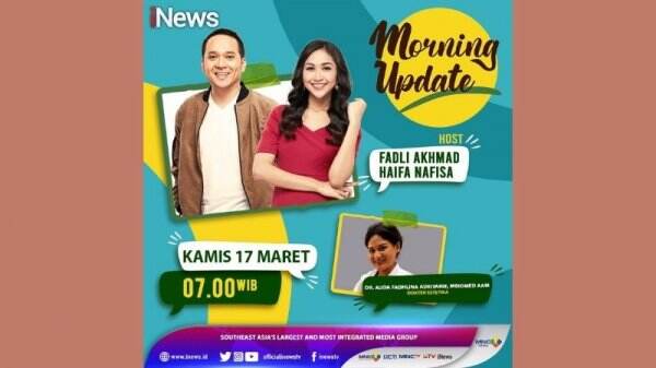 dr Auda Hadir di Morning Update iNews Bahas Cara Mencegah Kebotakan Dini