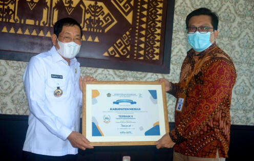 Pengelolaan DAK Fisik 2021 Pemkab Mesuji Terbaik Kedua Nasional
