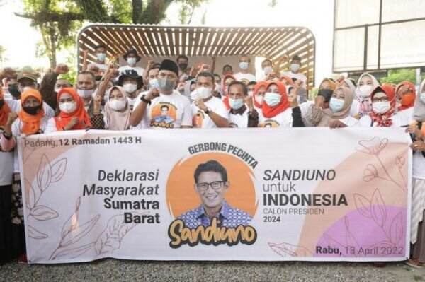 Gerbong Pecinta Sandi Uno Sumbar Deklarasi Dukungan Pilpres 2024