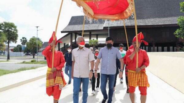 Sambut Ganjar, Raja Gowa:Beliau Tokoh yang Sangat Peduli Budaya