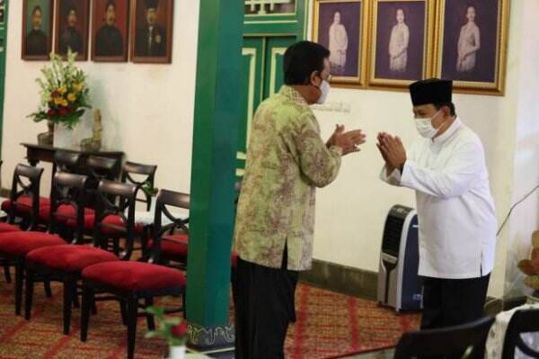 Safari Politik Lebaran, Prabowo Temui Raja Yogya Sri Sultan Hamengkubuwono X
