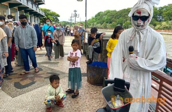Waspada! Ada Penampakan ‘Pocong’ di Siring Piere Tendean Banjarmasin