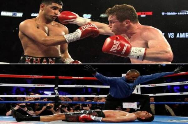 Amir Khan Di-KO Canelo: Pukulannya seperti Hantaman Tongkat Bisbol
