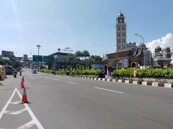 Hari Libur Terakhir Lebaran, Lalin Jalur Puncak Terpantau Lancar