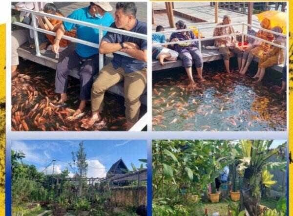 Berkunjung ke Naureen Mini Garden, Terapi Kaki dengan Ikan