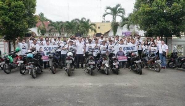 Komunitas Motor Dukung Program Sobat Erick Tingkatkan Kesejahteraan Petani di Pematang Siantar