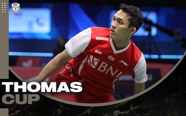 Hasil Piala Thomas 2022: Menang Straight Game, Jonatan Christie Bawa Indonesia Unggul 2-1 atas Singapura