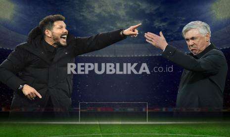Infografis Atletico Madrid Vs Real Madrid: Derbi Gengsi dan Empat Besar