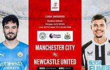 Link Live Streaming Manchester City vs Newcastle United di Liga Inggris