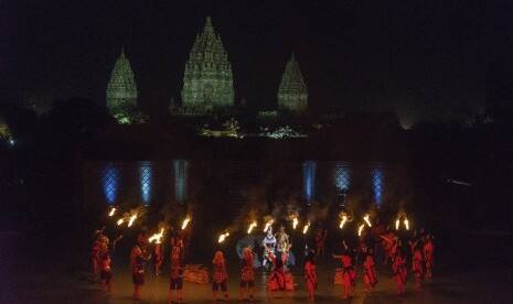 Sendratari Ramayana di Candi Prambanan Tarik Minat Wisatawan