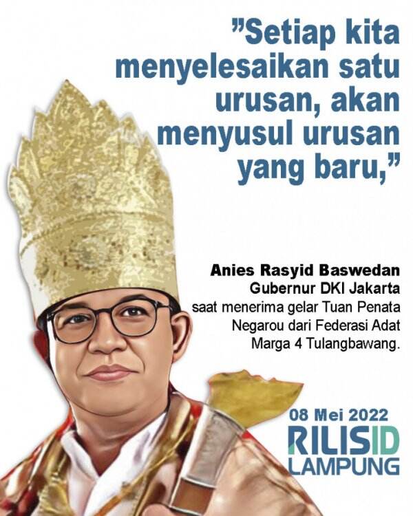 Gubernur DKI Jakarta Anies Rasyid Baswedan