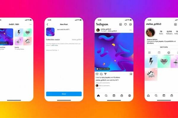 Instagram Gelar Uji Coba Integrasi NFT