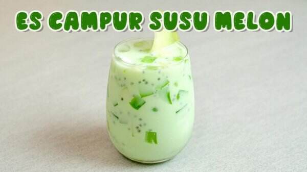 Cara Membuat Es Teler Susu Melon Segar ala Ade Koerniawan